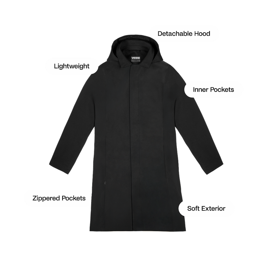 Women's Trinity Rain Jacket - Black - Image 3